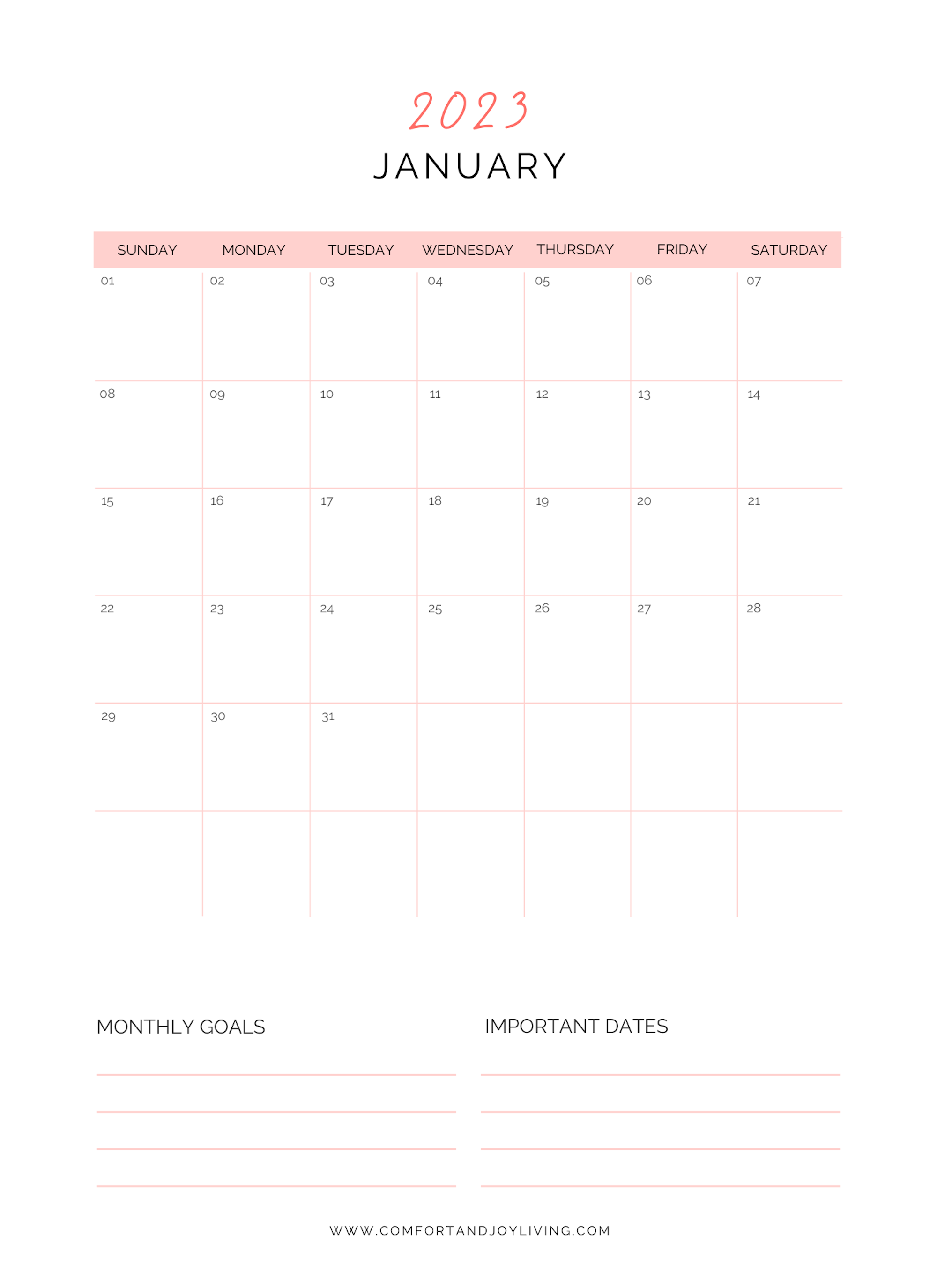 Calendar--Page 5