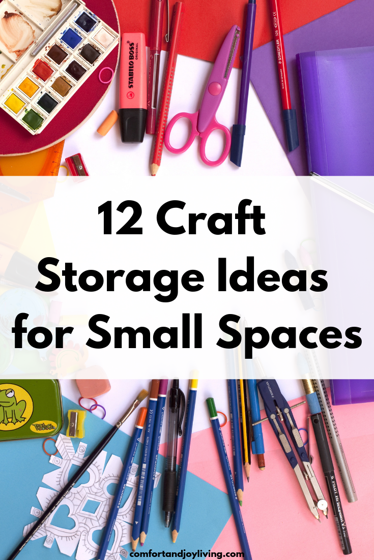 DIY Craft Storage for Small Spaces