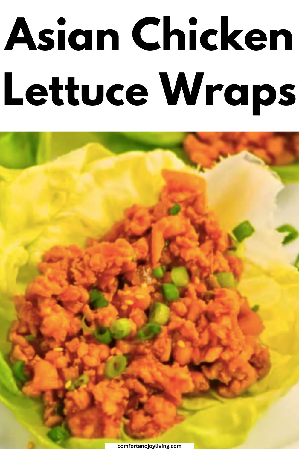 Asian Chicken Lettuce Wraps