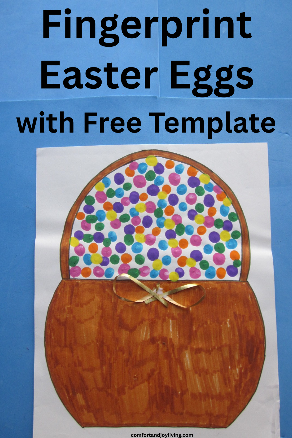 Fingerprint Easter Basket
