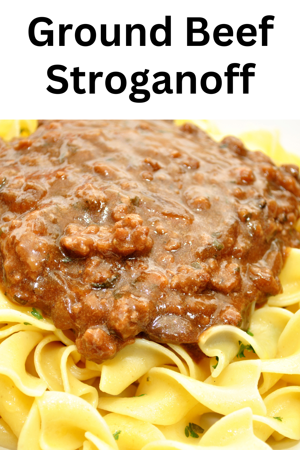Ground Beef Stroganoff