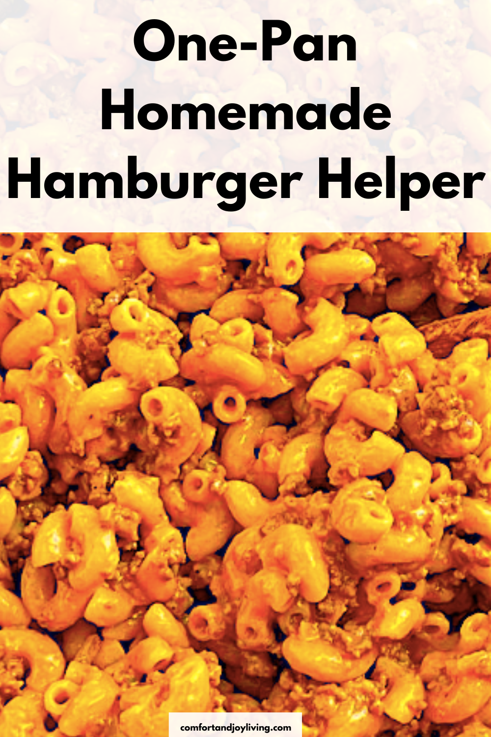 Homemade Hamburger Helper