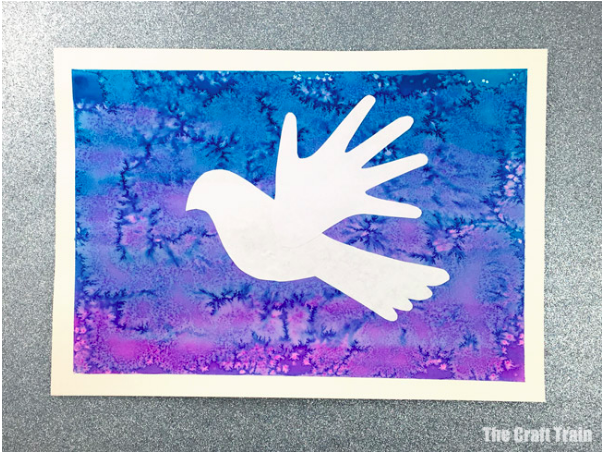 Handprint Peace Dove