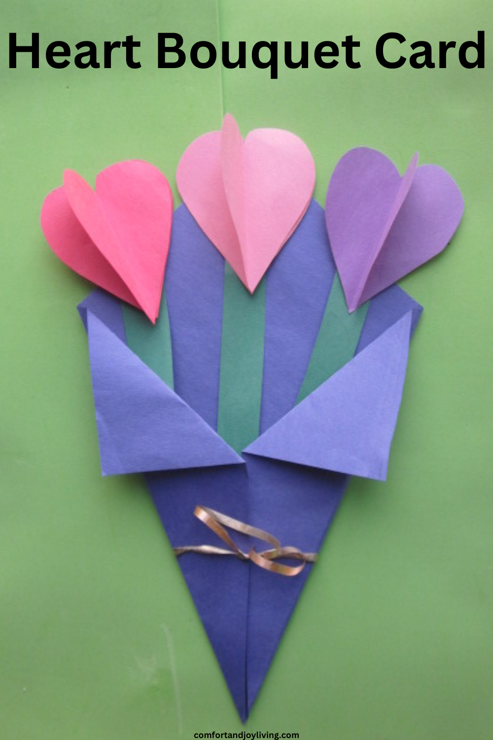 Valentin's Heart Bouquet Card