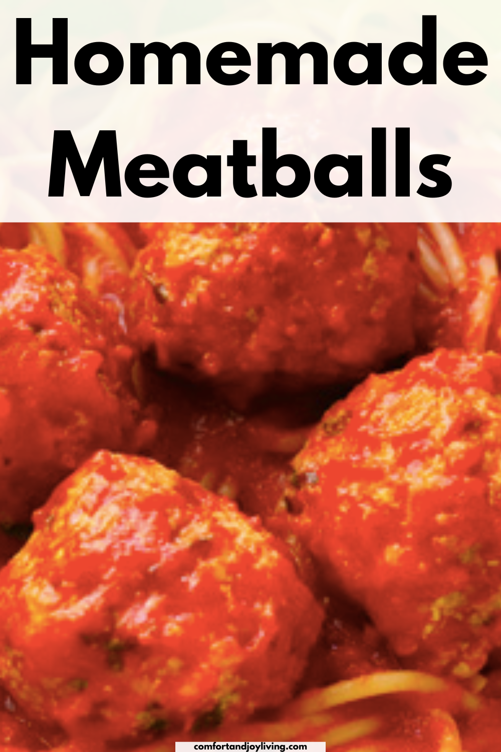 Homemade Meatballs