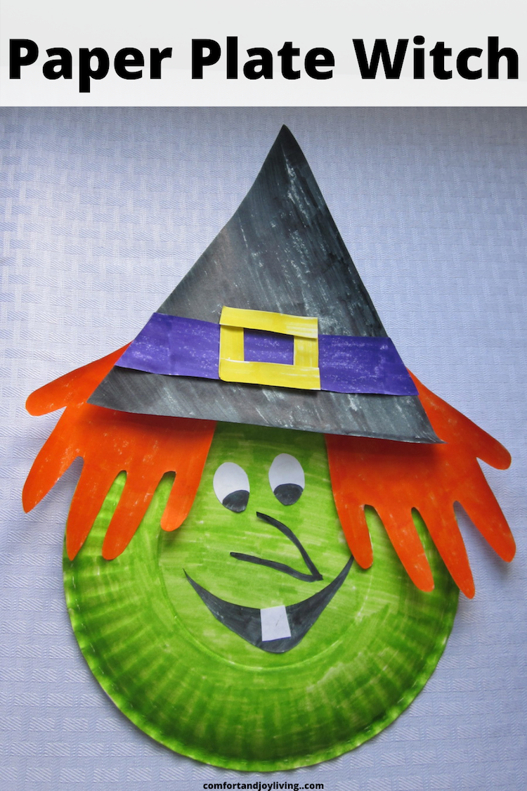 Paper Plate Witch