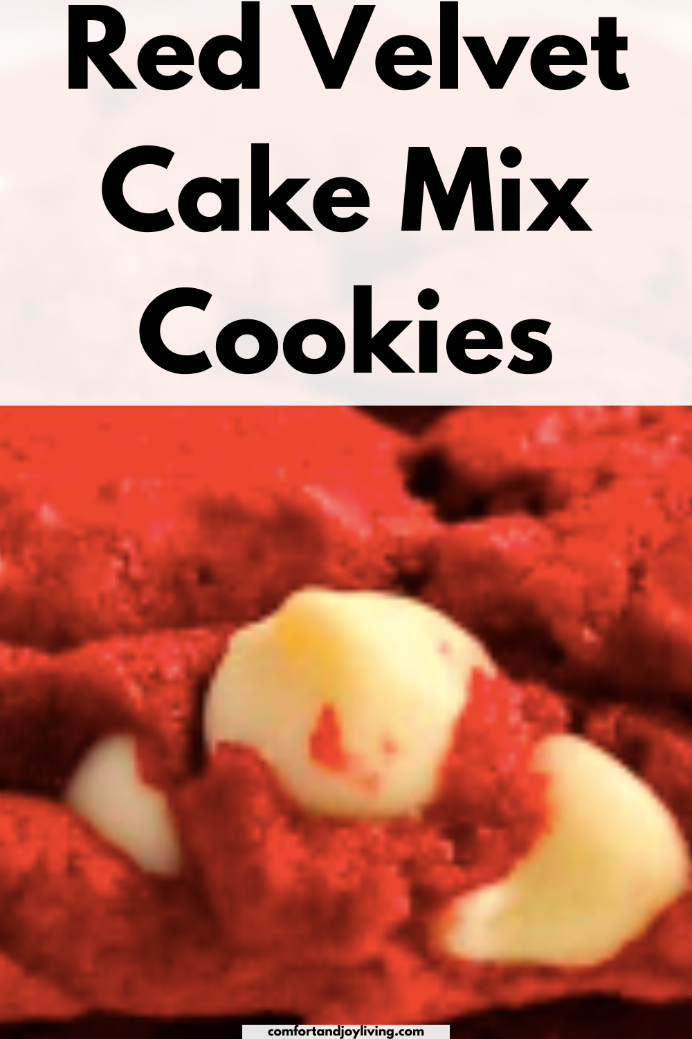 Red Velvet Cake Mix Cookies