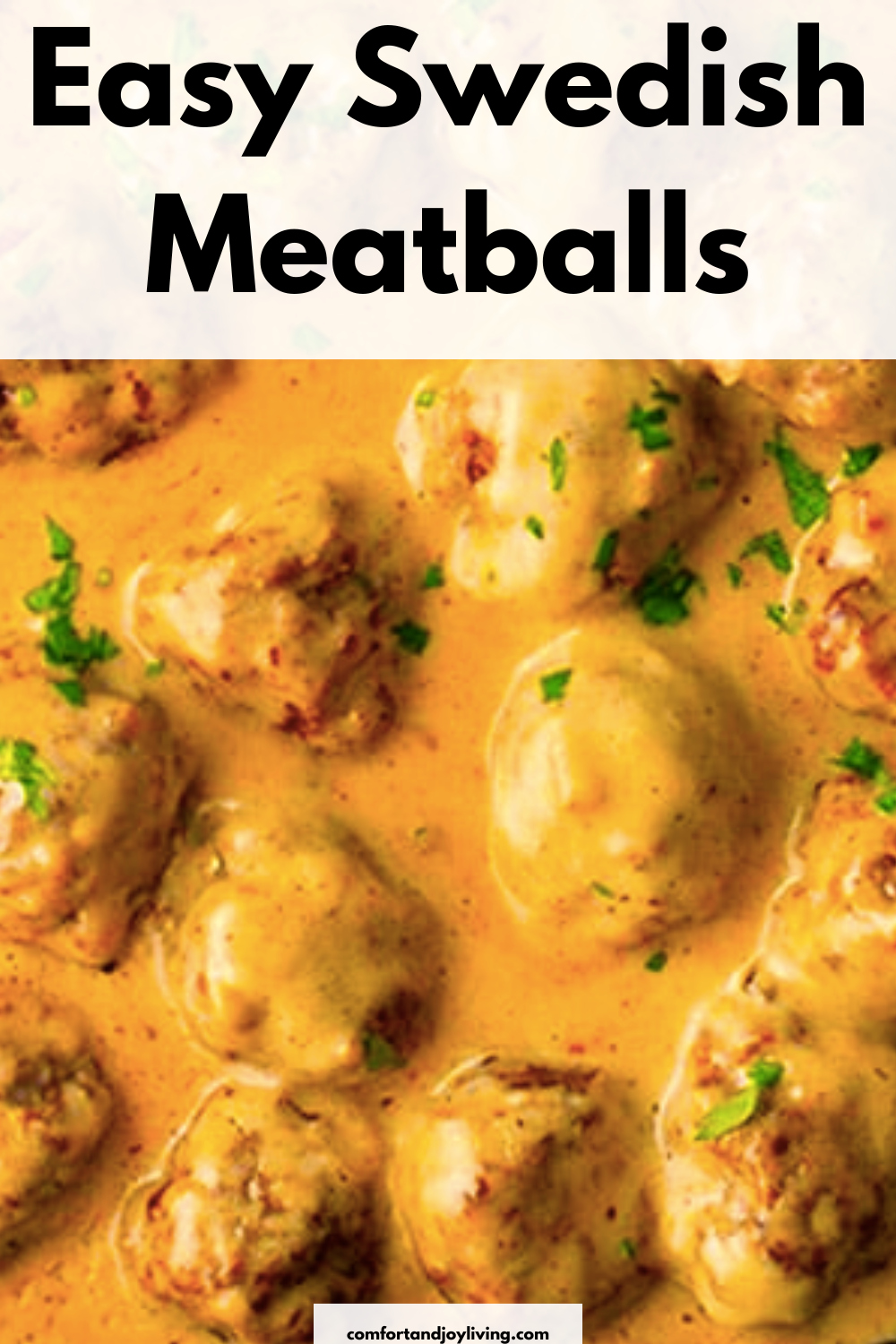 Easy Swedish Meatballs