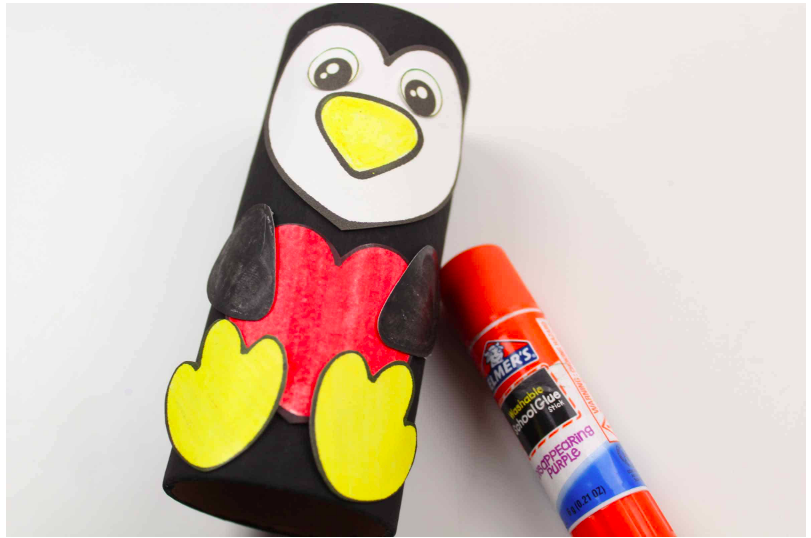 Toilet Paper Tube Penguin