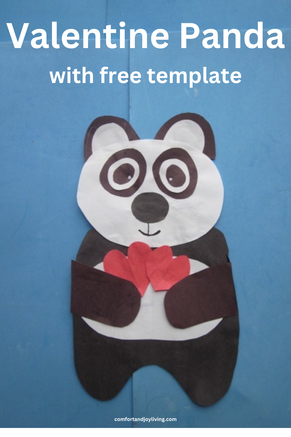 Panda Valentine's Day Craft