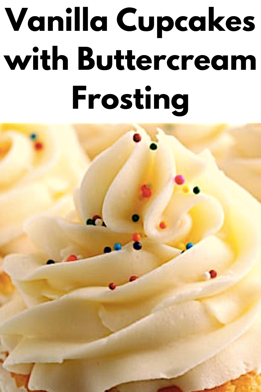 Vanilla Cupcakes with Buttermilk Frosting