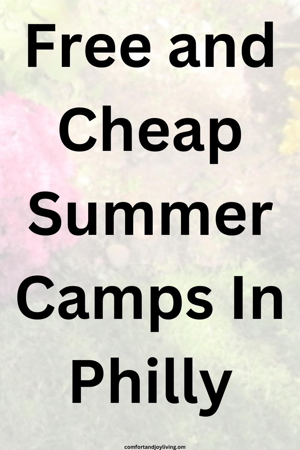 Free and Affordable Summer Camps In and Near Philly