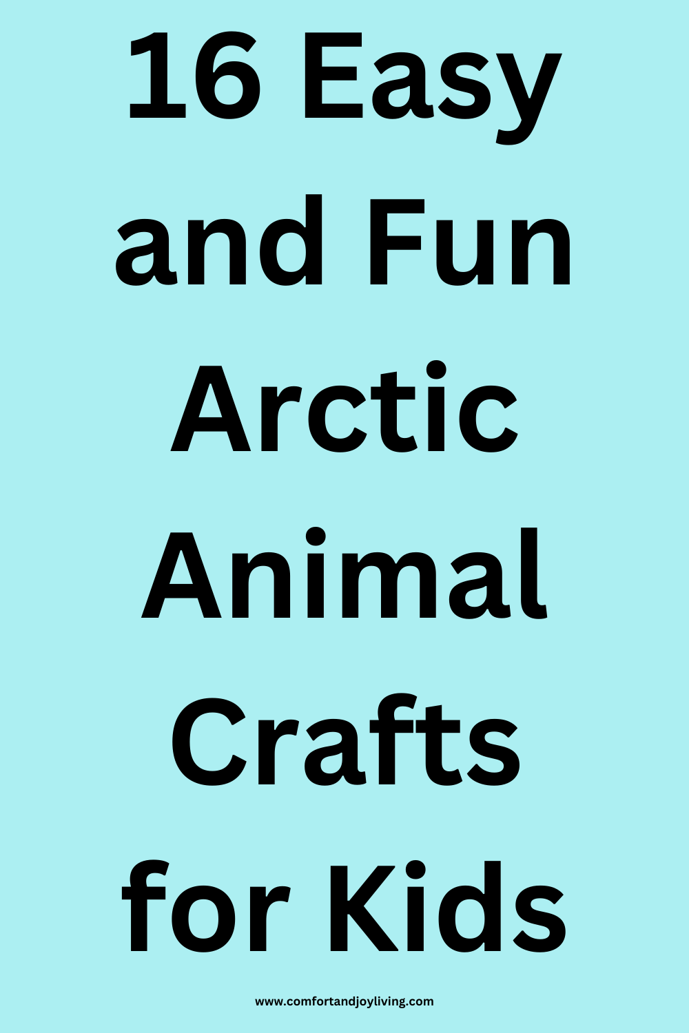 Arctic Animal Crafts for Kids