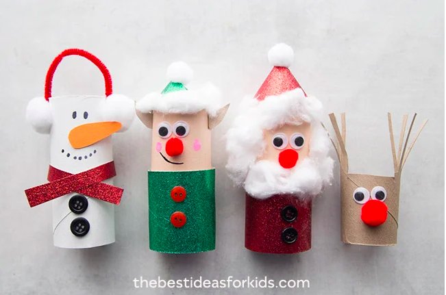 Christmas Toilet Paper Roll Crafts Christmas Toilet Paper Roll Crafts