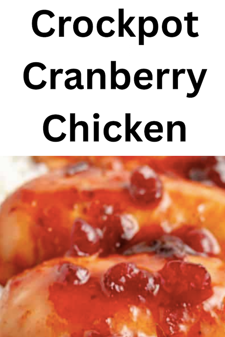 Slow Cooker Cranberry Chicken