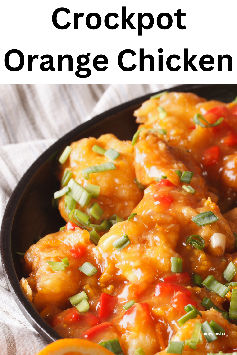 Crockpot Orange Chicken