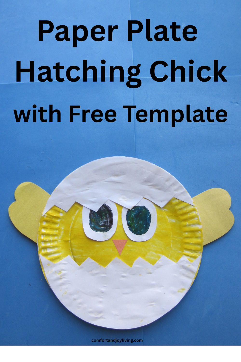 Paper Plate Hatching Chick