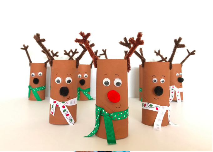 Toilet paper Roll Reindeer