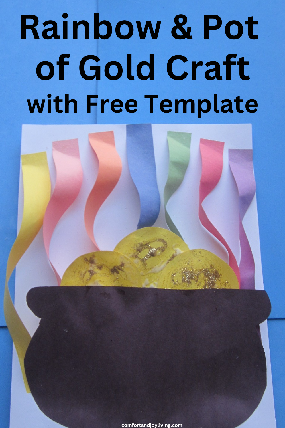 Rainbow and Pot of Gold Craft